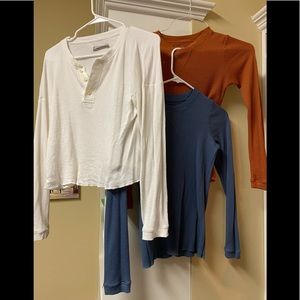 Three Everlane Thermals size S